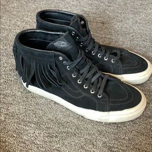 Black fringe vans